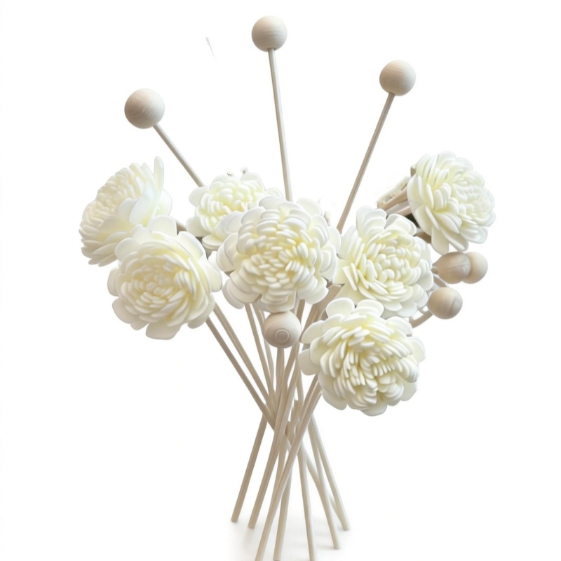 Perfume Fragrance Stick - 10PCS Artificial Flower Rattan Reed Fragrance