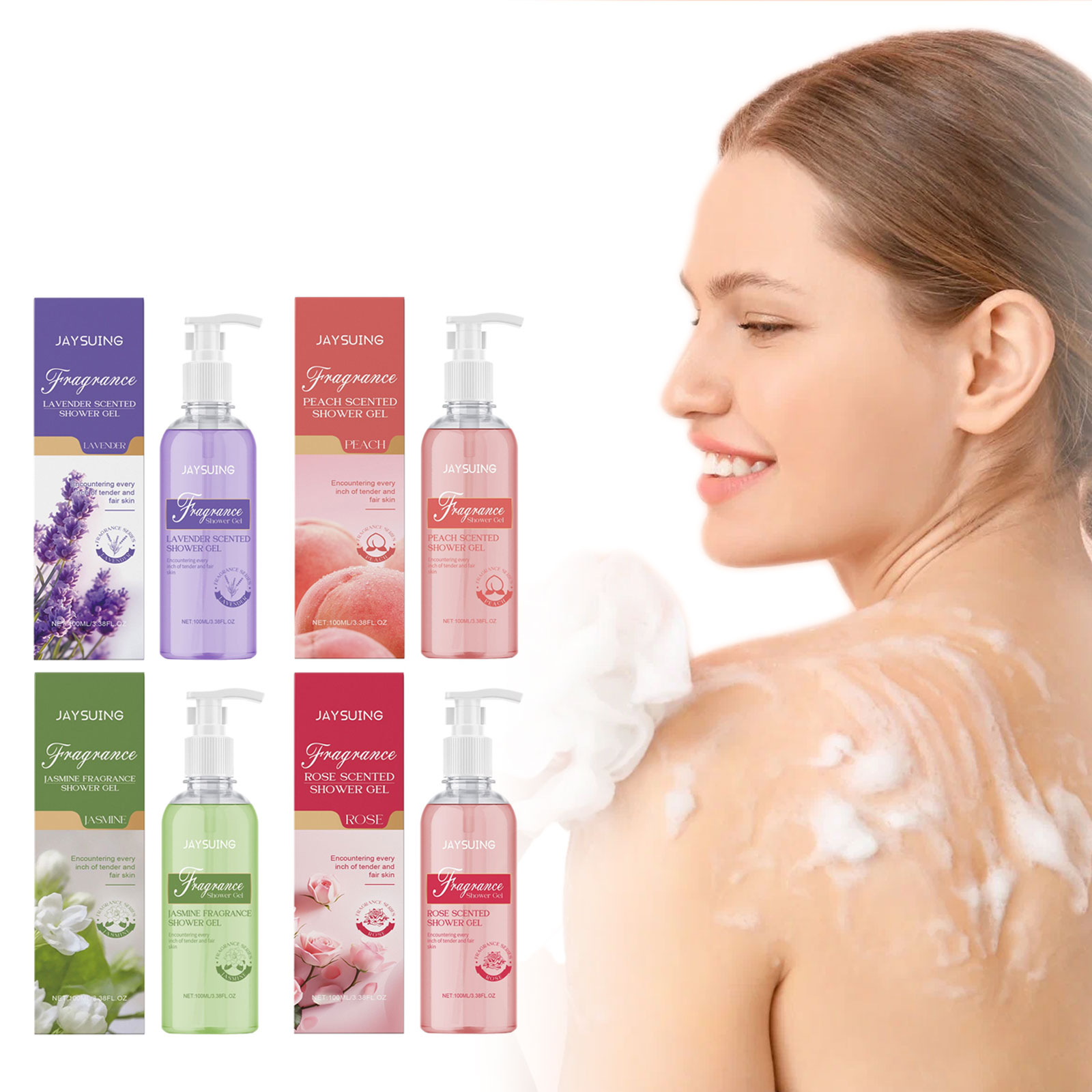 Perfume Fragrance Body Lotion - Fragrant Shower Gel Body Wash Perfume