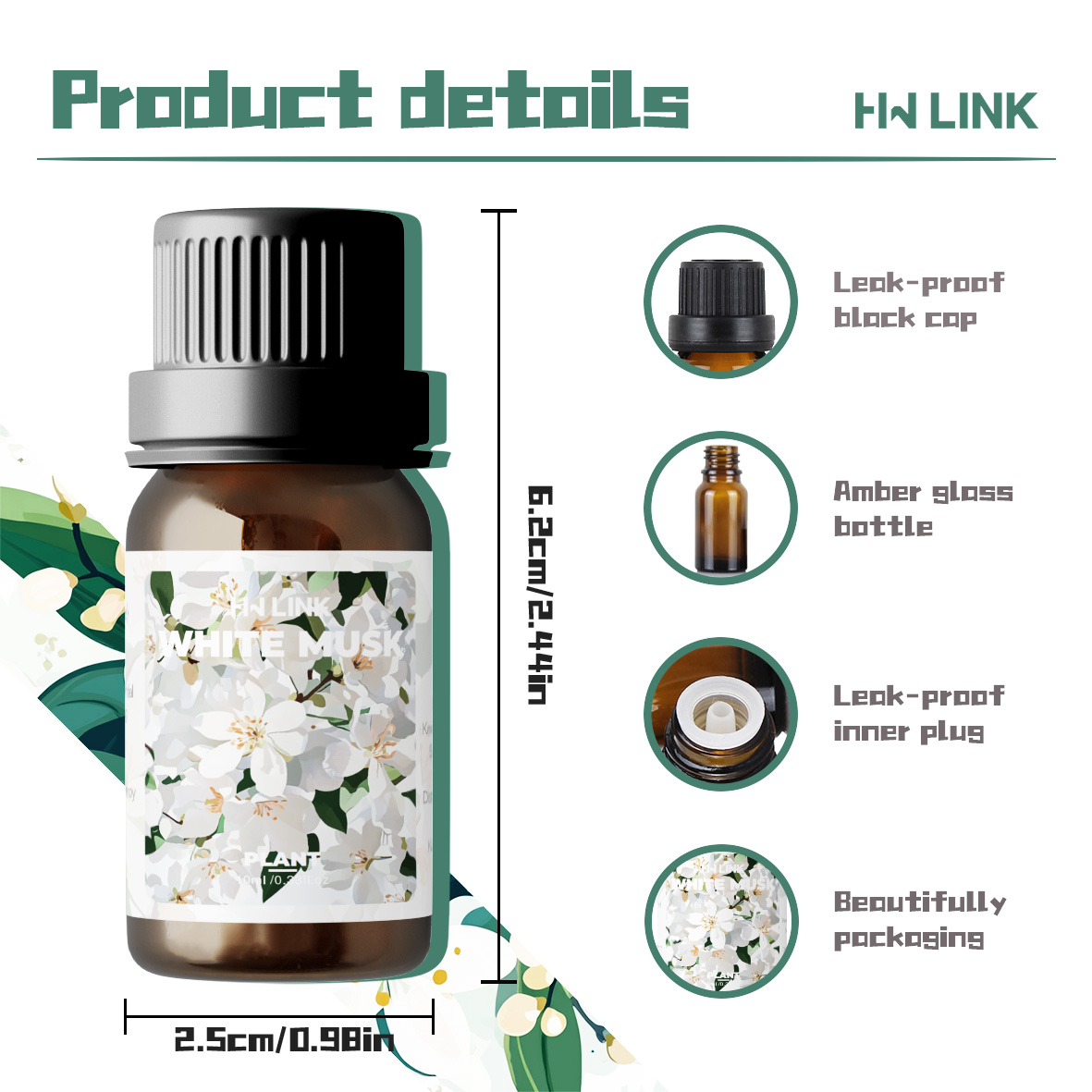 White Musk Essential Oils 10ml - Musk White Oil review and price