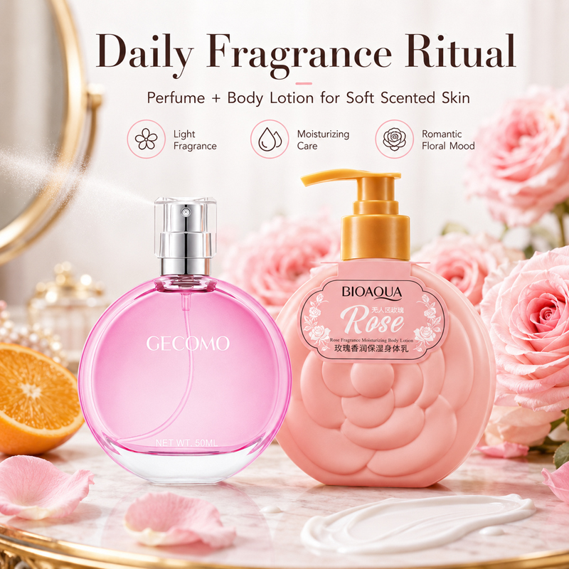 GECOMO Women's Perfume Set 50m - Perfume Fragrance Body Lotion review and price